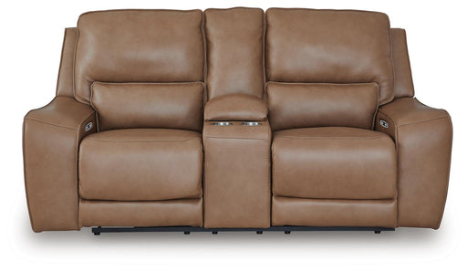 DeepWakes Power Reclining Loveseat with Console - Dan Dan The Mattress Man (Midland, MI)