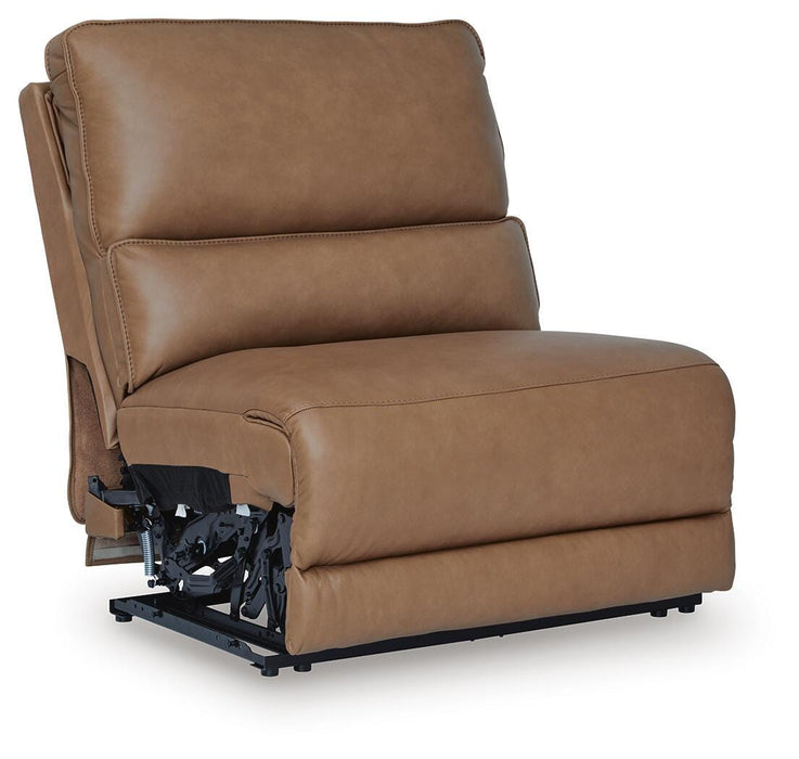 DeepWakes Reclining Sectional with Storage Console - Dan Dan The Mattress Man (Midland, MI)