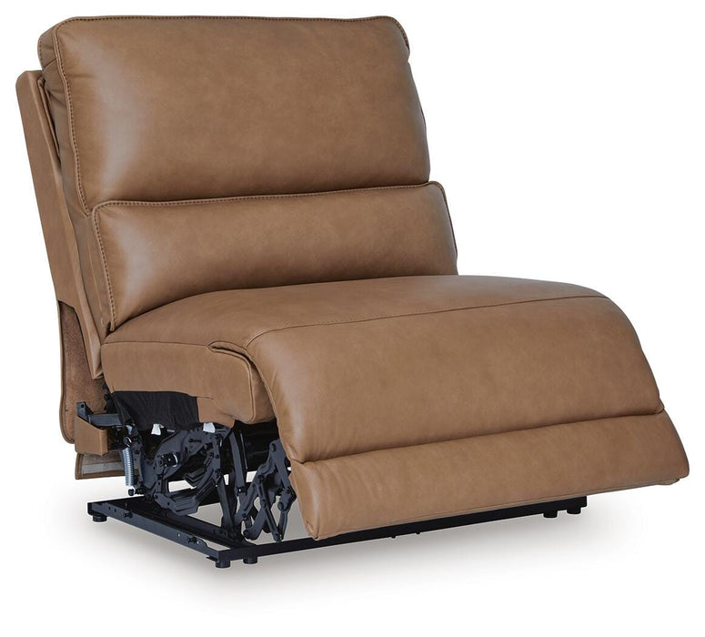 DeepWakes Reclining Sectional with Storage Console - Dan Dan The Mattress Man (Midland, MI)