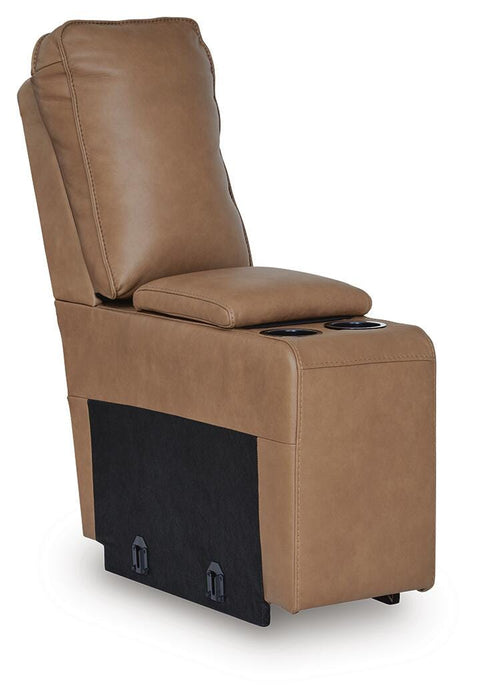 DeepWakes Reclining Sectional with Storage Console - Dan Dan The Mattress Man (Midland, MI)