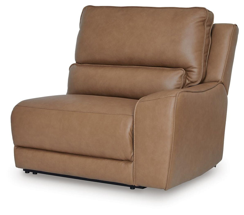 DeepWakes Reclining Sectional with Storage Console - Dan Dan The Mattress Man (Midland, MI)