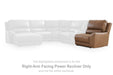 DeepWakes Reclining Sectional with Storage Console - Dan Dan The Mattress Man (Midland, MI)