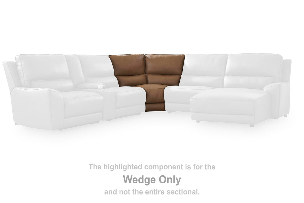 DeepWakes Reclining Sectional with Storage Console - Dan Dan The Mattress Man (Midland, MI)