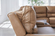 DeepWakes Reclining Sectional with Storage Console - Dan Dan The Mattress Man (Midland, MI)