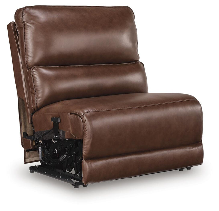 DeepWakes Reclining Sectional with Storage Console - Dan Dan The Mattress Man (Midland, MI)