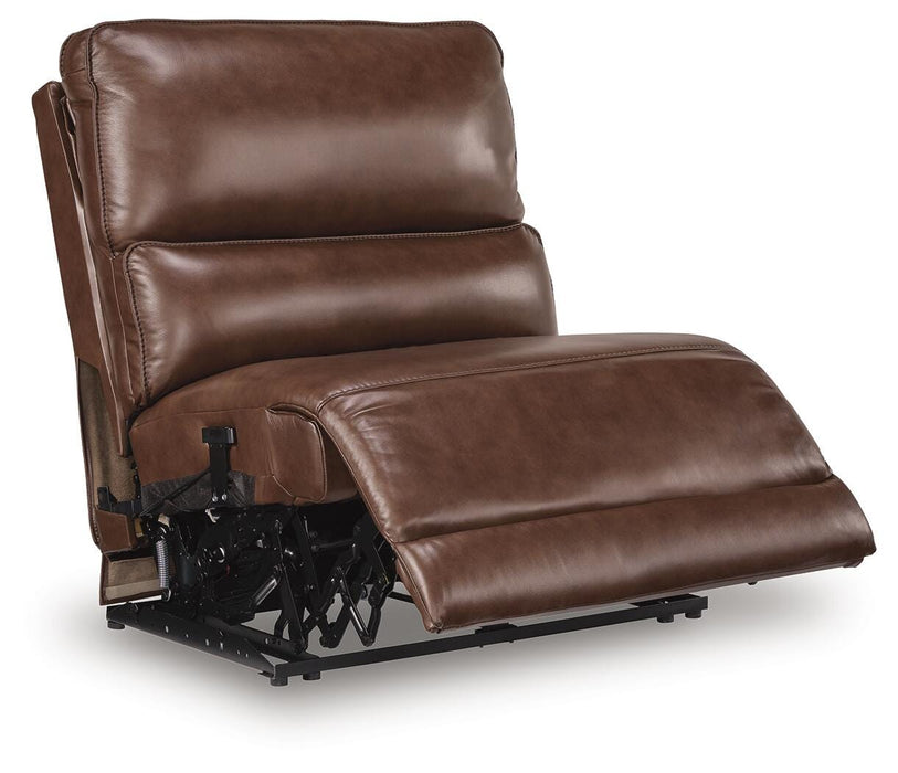 DeepWakes Reclining Sectional with Storage Console - Dan Dan The Mattress Man (Midland, MI)
