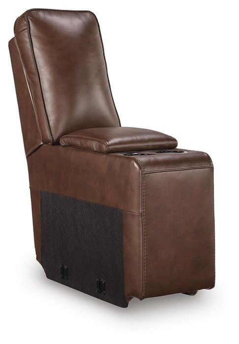 DeepWakes Reclining Sectional with Storage Console - Dan Dan The Mattress Man (Midland, MI)