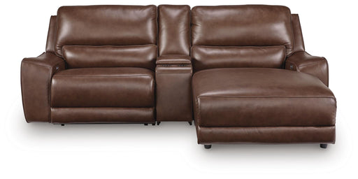 DeepWakes Power Reclining Sectional with Chaise - Dan Dan The Mattress Man (Midland, MI)