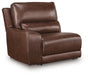 DeepWakes Reclining Sectional with Storage Console - Dan Dan The Mattress Man (Midland, MI)