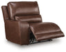 DeepWakes Reclining Sectional with Storage Console - Dan Dan The Mattress Man (Midland, MI)