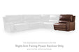 DeepWakes Reclining Sectional with Storage Console - Dan Dan The Mattress Man (Midland, MI)