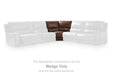 DeepWakes Reclining Sectional with Storage Console - Dan Dan The Mattress Man (Midland, MI)