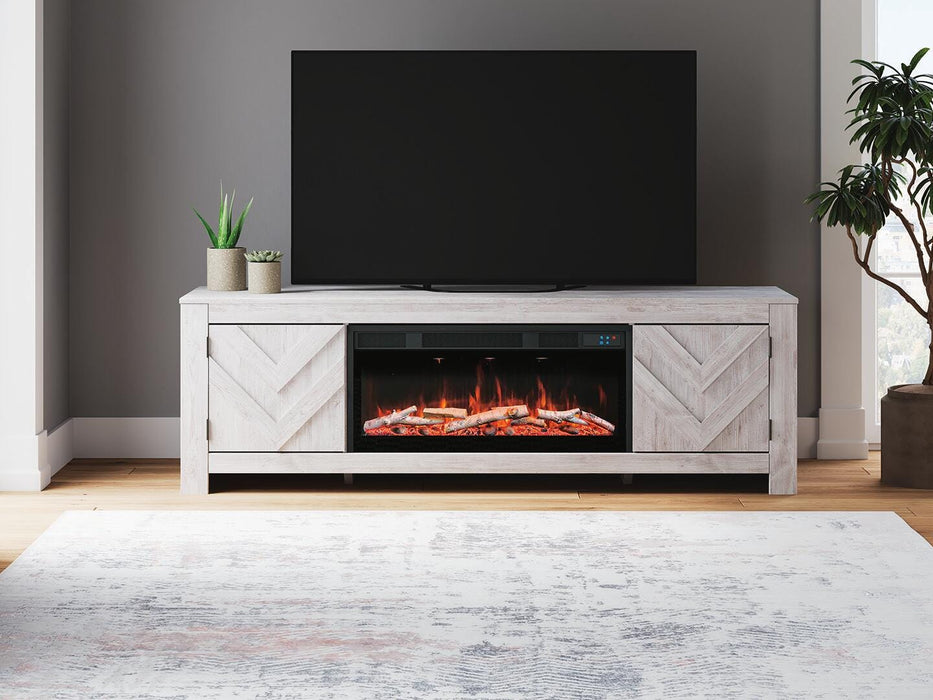 Cayboni 71" TV Stand with Electric Fireplace - Dan Dan The Mattress Man (Midland, MI)