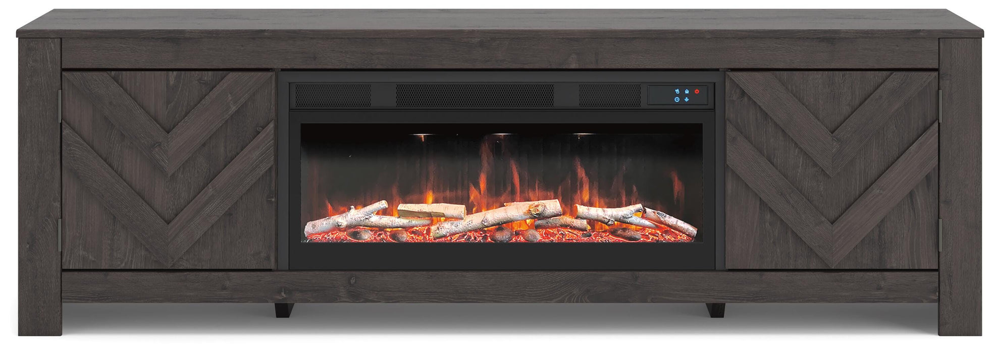 Cayboni 71" TV Stand with Electric Fireplace - Dan Dan The Mattress Man (Midland, MI)