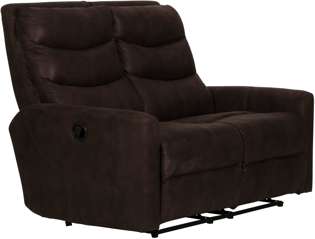 Gill Manual Reclining Loveseat - Dan Dan The Mattress Man (Midland, MI)
